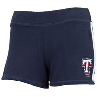 Texas Rangers - Rhinestone Logo Girls Juvy Athletic Shorts