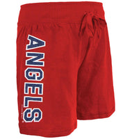 Los Angeles Angels - Glitter Logo Girls Youth Drawstring Shorts