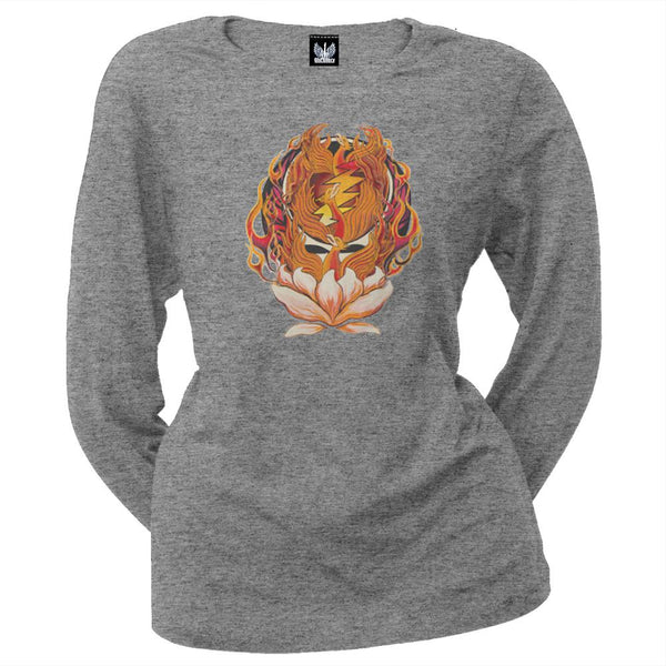 Grateful Dead - Phoenix Rising SYF Off-Shoulder Juniors Long Sleeve T-Shirt