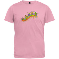 Grateful Dead - Rainbow Hoopers Pink Maternity T-Shirt