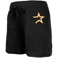 Houston Astros - Glitter Logo Girls Juvy Drawstring Shorts