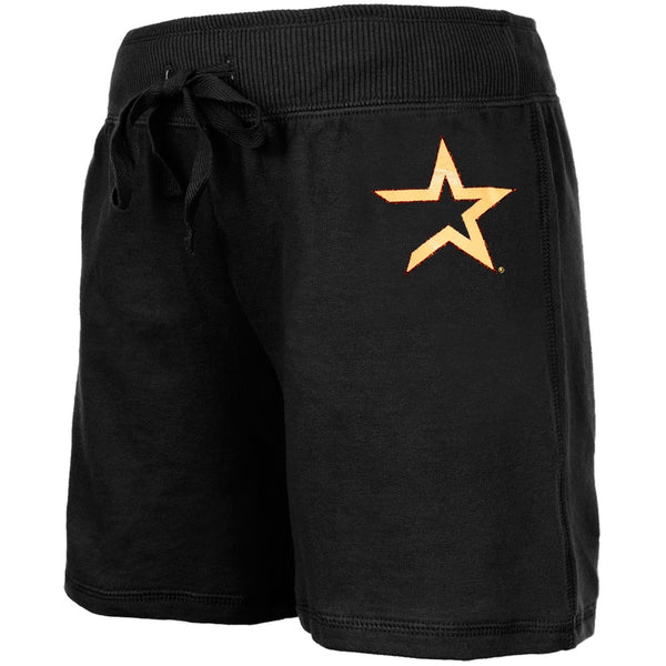 Houston Astros - Glitter Logo Girls Youth Drawstring Shorts