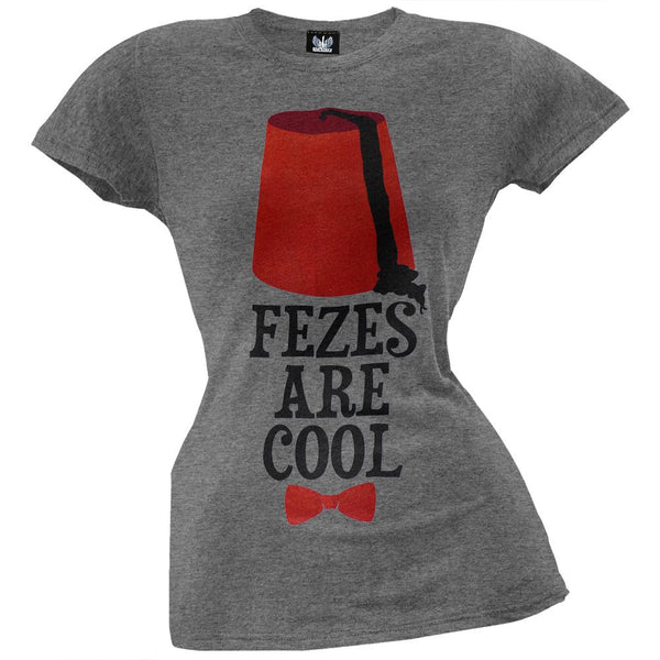 Doctor Who - Fezes Are Cool Juniors T-Shirt