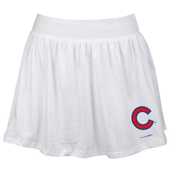 Chicago Cubs - Logo Girls Juvy Athletic Skort