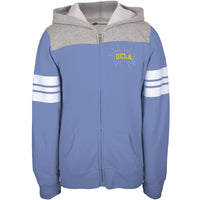 UCLA Bruins - Rhinestone Rays Logo Girls Juvy Zip Hoodie