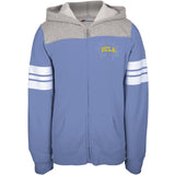 UCLA Bruins - Rhinestone Rays Logo Girls Juvy Zip Hoodie