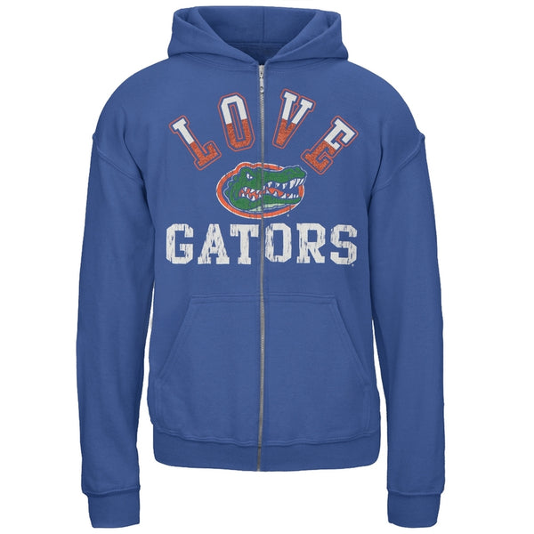 Florida Gators - Glitter Love Logo Girls Juvy Zip Hoodie