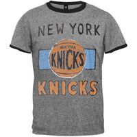 New York Knicks - Basketball Logo Soft Ringer T-Shirt
