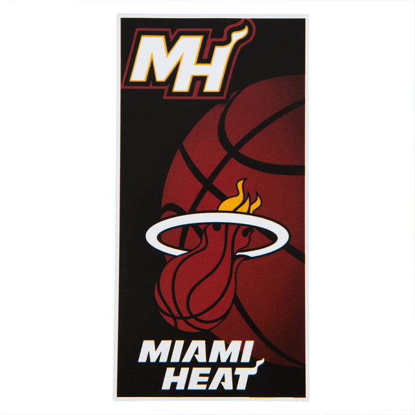 Miami Heat - Large Ball Logo Velour Beach Towel