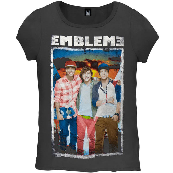 Emblem3 - Sunset Group Photo Girls Youth T-Shirt