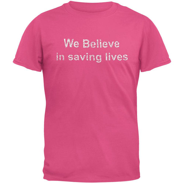 Breast Cancer Awareness - Save the Ta-Tas - We Save Lives Soft T-Shirt