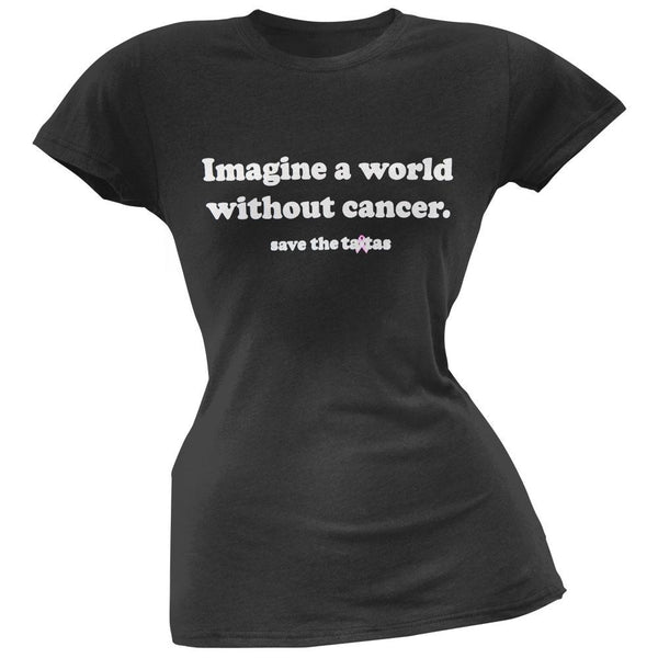 Breast Cancer Awareness - Without Cancer Juniors T-Shirt