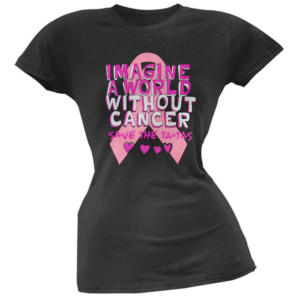 Breast Cancer Awareness - Without Cancer Doodle Juniors T-Shirt