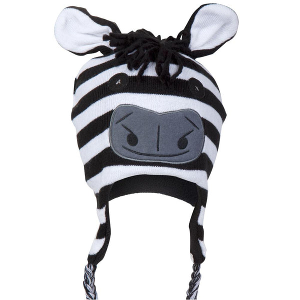 Zebra Head Peruvian Hat