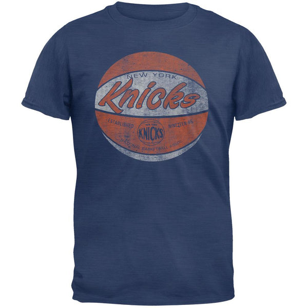New York Knicks - Logo Scrum Premium Blue T-Shirt