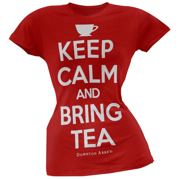 Downton Abbey - Keep Calm & Bring Tea Juniors T-Shirt