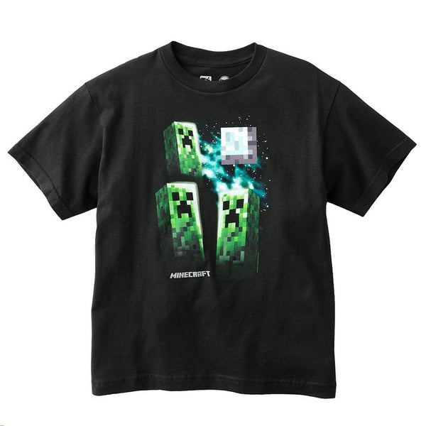 Minecraft - Three Creeper Moon Youth T-Shirt