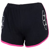 Heart Shaped Brass Knuckles Juniors Shorts