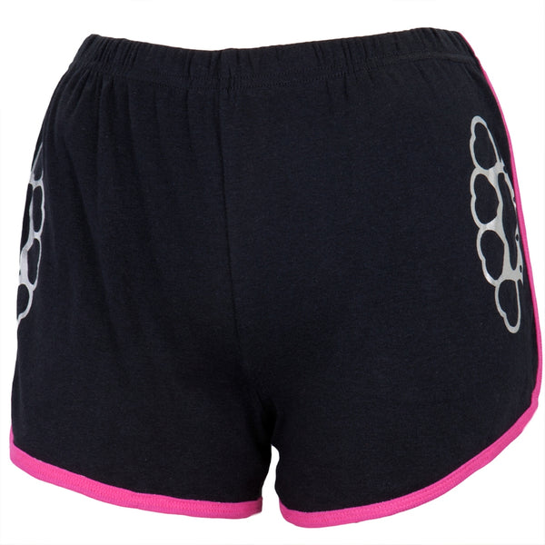 Heart Shaped Brass Knuckles Juniors Shorts