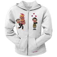 Paul Frank - Julius With Books Juniors Hoodie Buddie