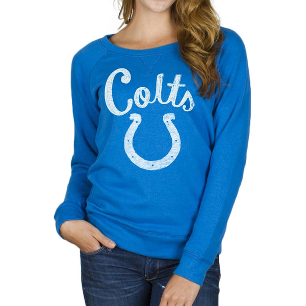 Indianapolis Colts - Field Goal Juniors Wide Neck Sweatshirt
