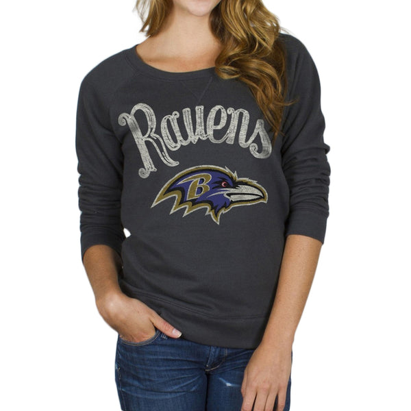 Baltimore Ravens - Field Goal Juniors Wide Neck Sweatshirt