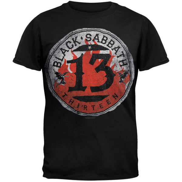 Black Sabbath - 13 Flame Circle T-Shirt