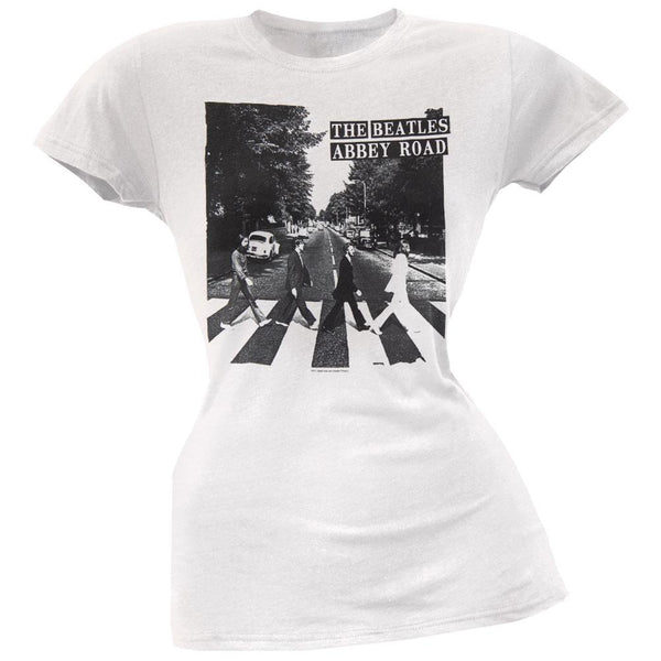 The Beatles - Abbey Road Juniors White T-Shirt