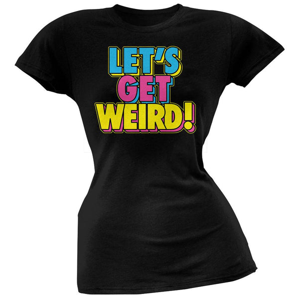 Workaholics - Let's Get Weird Juniors Rolled Sleeves T-Shirt