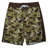 Duck Dynasty - Duck Camo Print Brown Board Shorts