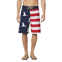 Duck Dynasty - Ducks American Flag Board Shorts