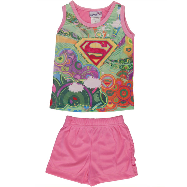 Supergirl - 2 Piece Toddler Sleep Set