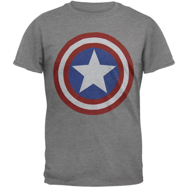 Captain America - Shield Logo Adult Soft T-Shirt