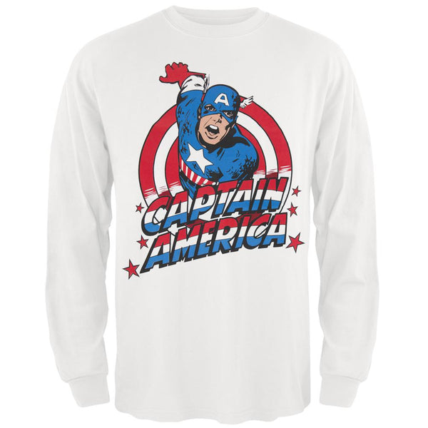 Captain America - Charge Logo Long Sleeve T-Shirt