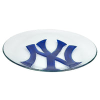 New York Yankees - Logo Glass Bird Bath