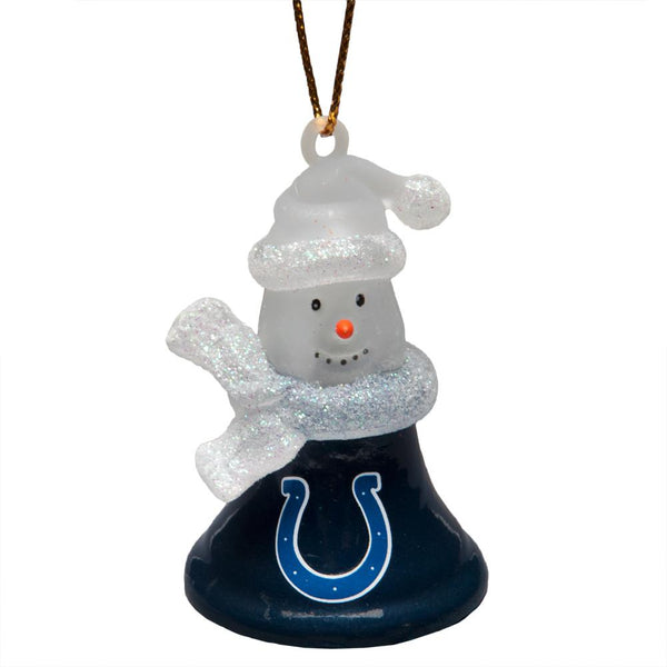 Indianapolis Colts - Snowman Bell Ornament