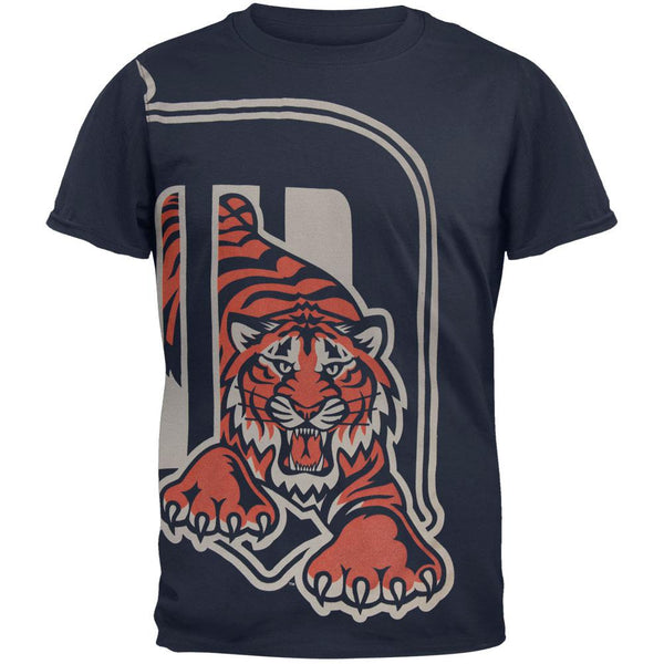 Detroit Tigers - Overgrown Logo Soft T-Shirt