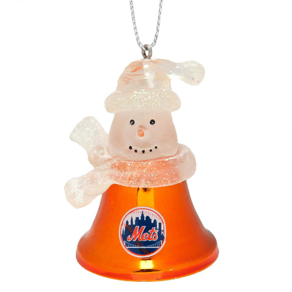 New York Mets - Snowman Bell Ornament