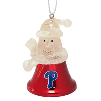 Philadelphia Phillies - Snowman Bell Ornament