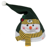 Green Bay Packers - Animated Snowman Musical Stocking Hat