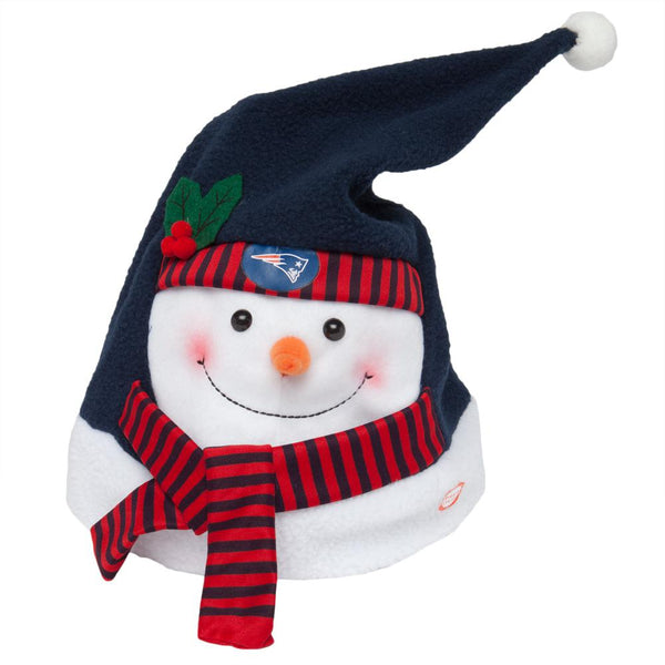 New England Patriots - Animated Snowman Musical Stocking Hat