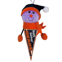 Chicago Bears - Light-Up Snowman Pennant Ornament