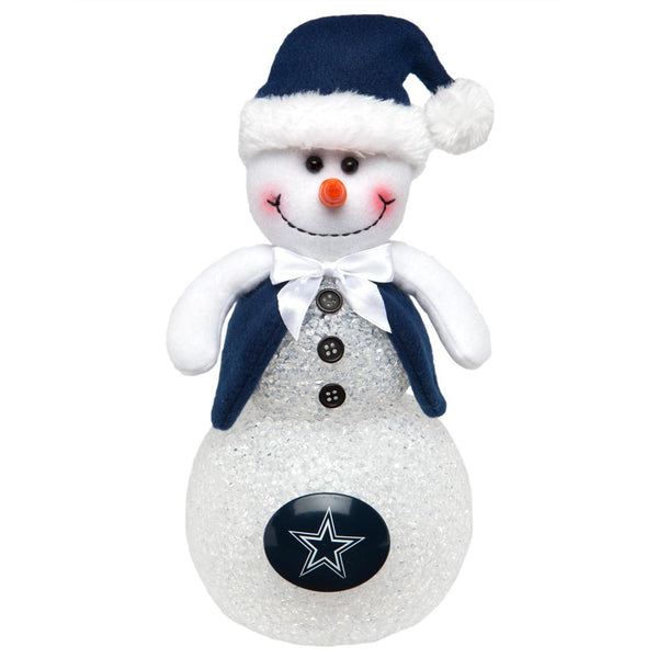 Dallas Cowboys - Light-Up Tabletop Snowman