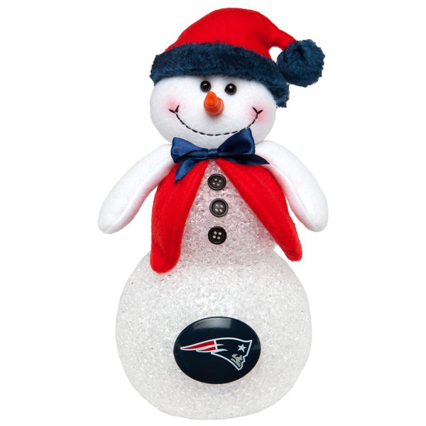 New England Patriots - Light-Up Tabletop Snowman