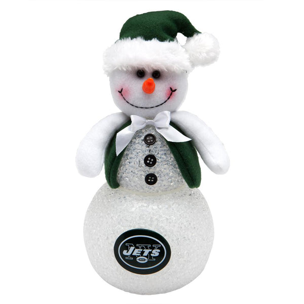New York Jets - Light-Up Tabletop Snowman