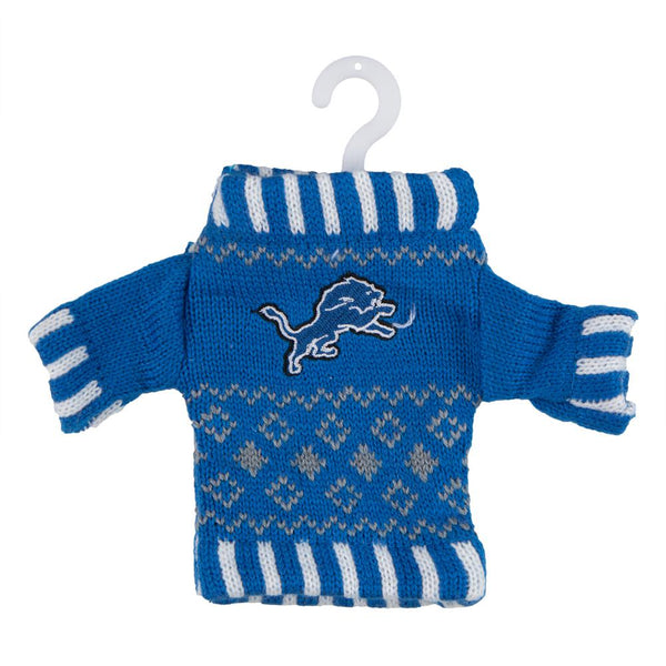 Detroit Lions - Knit Sweater Ornament