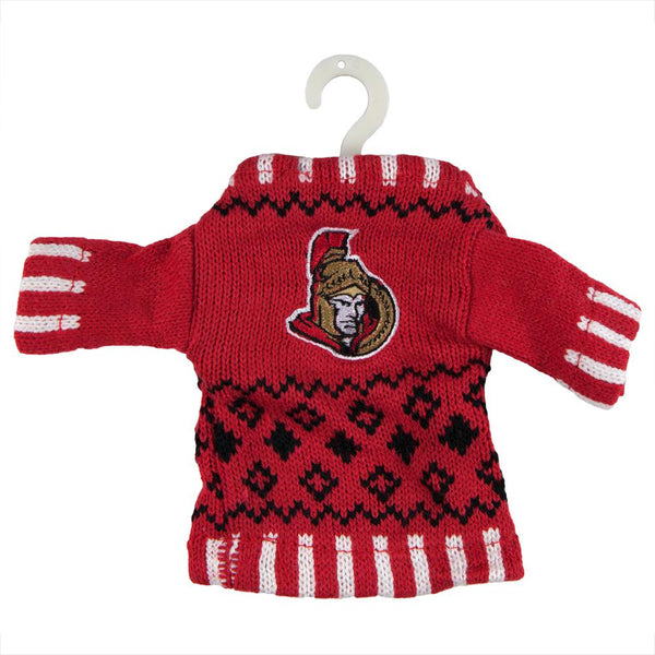 Ottawa Senators - Knit Sweater Ornament