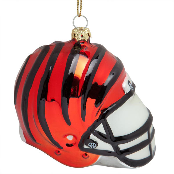 Cincinnati Bengals - Glass Helmet Ornament
