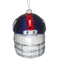 New York Giants - Glass Helmet Ornament
