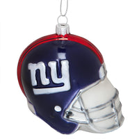 New York Giants - Glass Helmet Ornament